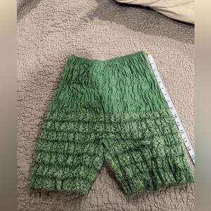 Vintage Malco Modes lace ruffled N21 S Women's Panties petti pants evergreen